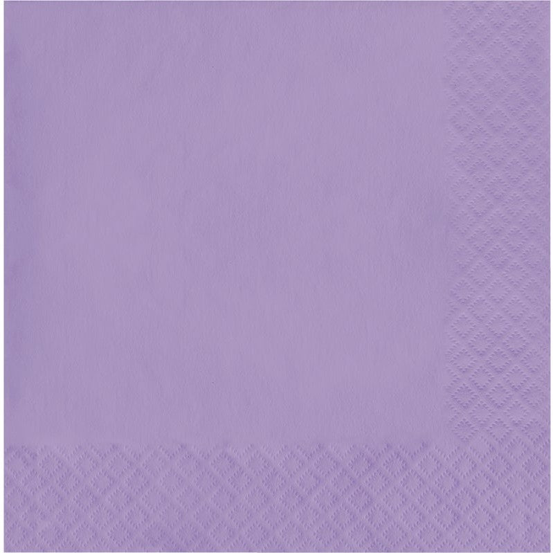 Lunch Napkins, 2-Ply, 50 Count – Luscious Lavender
