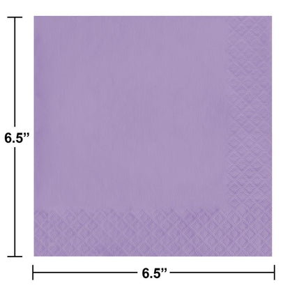 Lunch Napkins, 2-Ply, 50 Count – Luscious Lavender