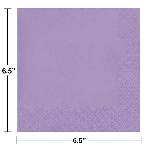Lunch Napkins, 2-Ply, 50 Count – Luscious Lavender