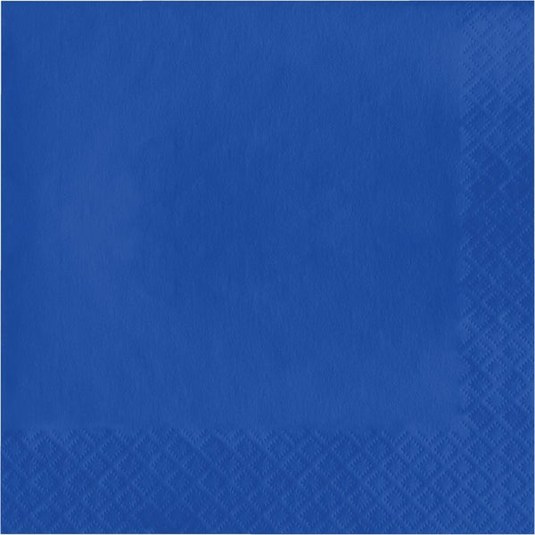 Lunch Napkins 50 Count 2 Piece Cobalt