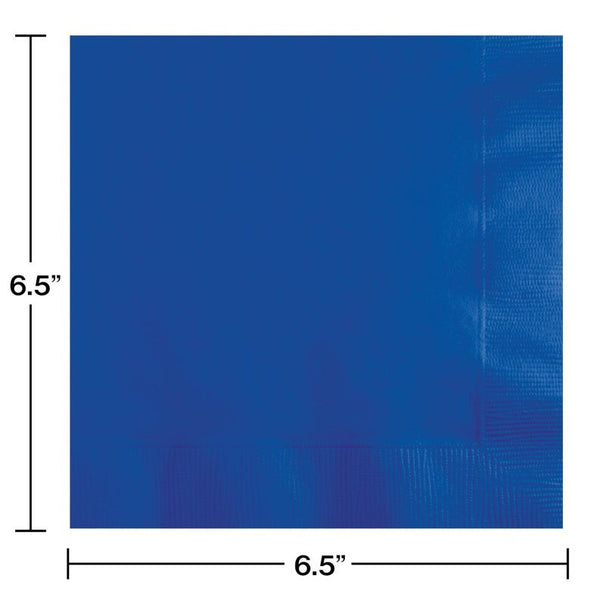 Lunch Napkins 50 Count 2 Piece Cobalt