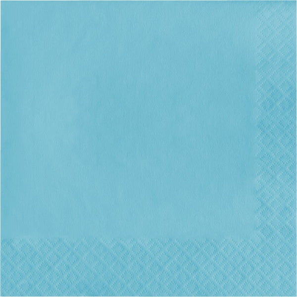 Lunch Napkins 50 Count 2 Piece Pastel Blue