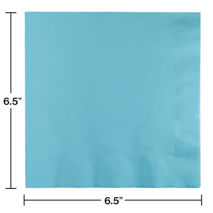 Lunch Napkins 50 Count 2 Piece Pastel Blue