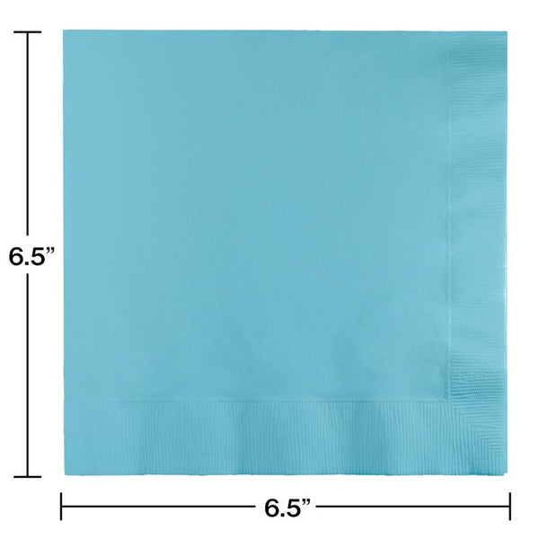 Lunch Napkins 50 Count 2 Piece Pastel Blue