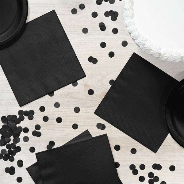 Luncheon Napkin 50 Count 2-Ply Black Velvet