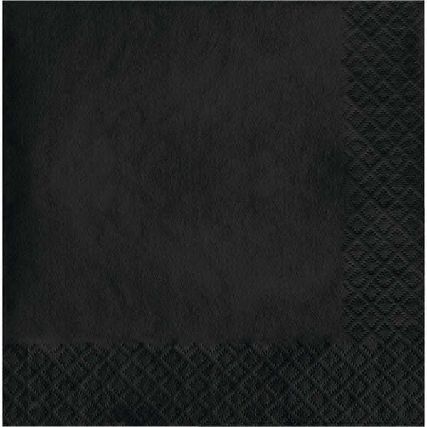 Luncheon Napkin 50 Count 2-Ply Black Velvet