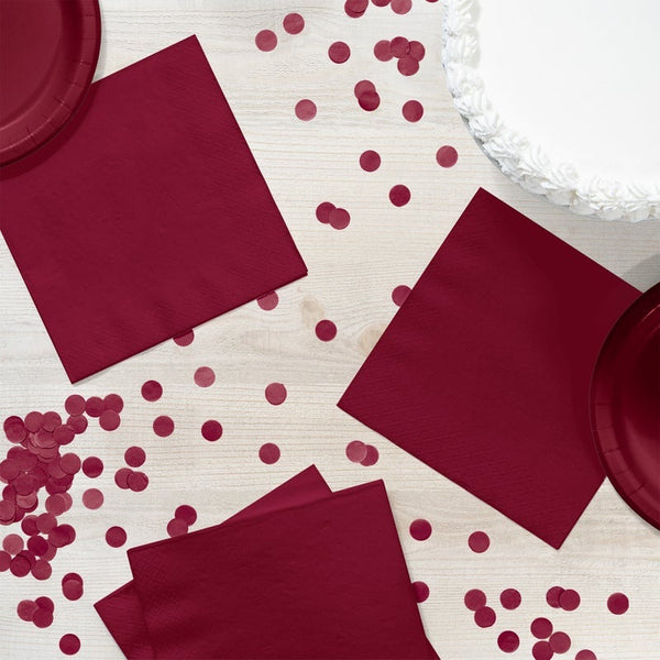 Luncheon Napkin 50 Count 2-Ply Burgundy