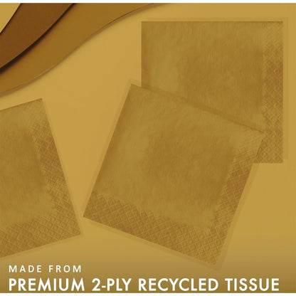 Luncheon Napkin 50 Count 2-Ply Glittering Gold