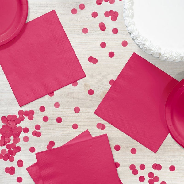 Luncheon Napkin 50 Count 2-Ply Hot Magenta