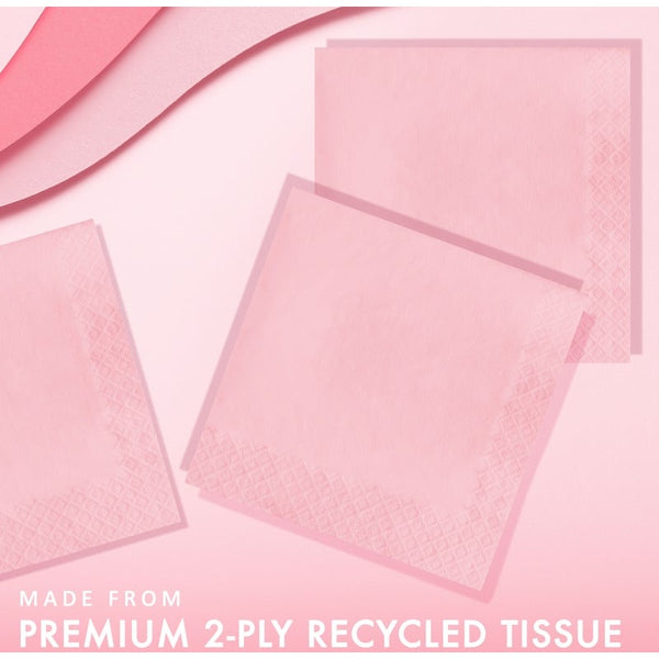 Luncheon Napkins 50ct 2-Ply Classic Pink