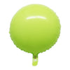 Macron Lime Round Foil Balloon 18"