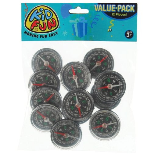Magnetic Compasses, Set of 12