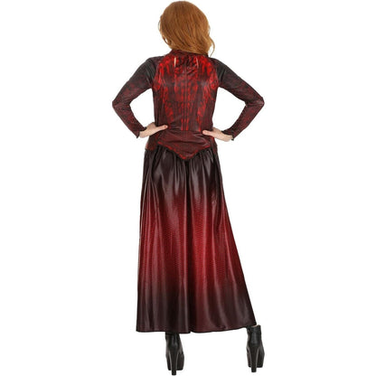 Marvel Adult Scarlet Witch Hero Costume, Womens Halloween Costume - Officially Licensed Large, Red Size 10-12
