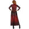 Marvel Adult Scarlet Witch Hero Costume, Womens Halloween Costume - Officially Licensed Large, Red Size 10-12