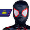 Marvel's Official Miles Morales Halloween Costume Poly Jersey Jumpsuit with Fabric Mask