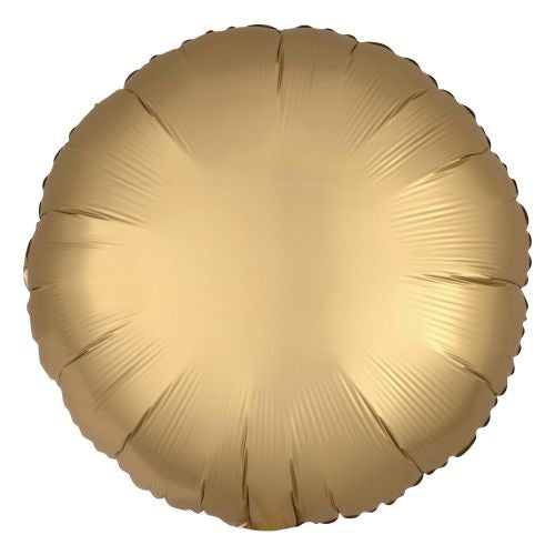 Matte Gold Round Foil Balloon 18"