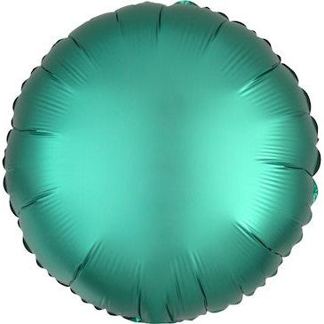 Matte Green Round Foil Balloon 18"