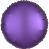 Matte Purple Round Foil Balloon 18"