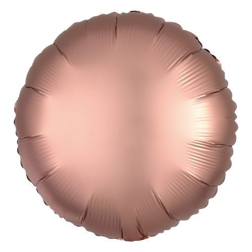 Matte Rose Gold Round Foil Balloon 18"