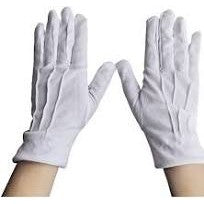 Matte White Wrist Gloves