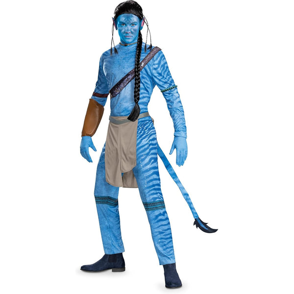 Men's Avatar Deluxe Jake Costume, As Shown, Men's Size Extra Large 42-46