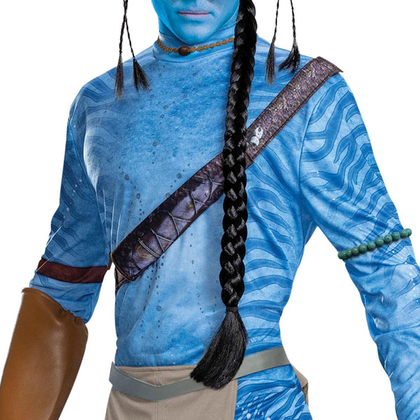 Men's Avatar Deluxe Jake Costume, As Shown, Men's Size Extra Large 42-46