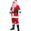 Men's Flanel Santa Suit, Red/White, Adult One Size