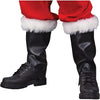 Men's Flanel Santa Suit, Red/White, Adult One Size