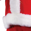 Men's Flanel Santa Suit, Red/White, Adult One Size