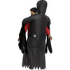 Men's Ghost Face Piggy Back Inflatable Costume, One Size Standard up to 200lbs