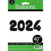 Metallic Balloon - #2024 Mini Black