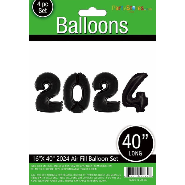 Metallic Balloon - #2024 Mini Black