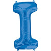 Metallic Balloon - Jumbo Letter Blue I