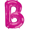 Metallic Balloon - Jumbo Letter Pink B