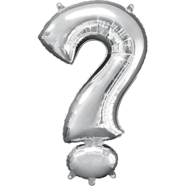 Metallic Balloon - Jumbo Symbol Silver ?