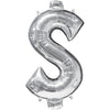 Metallic Balloon - Jumbo Symbol Silver $