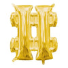 Metallic Balloon - Mini Symbol Gold #