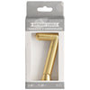 Metallic Gold Birthday Candle Number 7