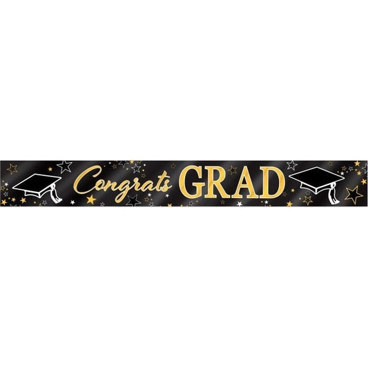 Metallic Graduation Banner