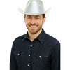 Metallic Silver Cowboy Hat