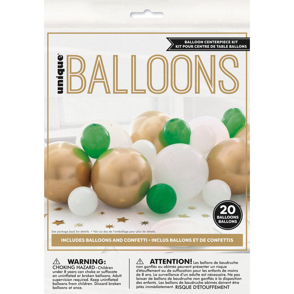 Modern Christmas Dark Green Balloon Garland