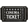 Movie Ticket napkins, Set of 20