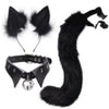 NEW: Black Cat Accessory Kit Headband, choker with bell, tail