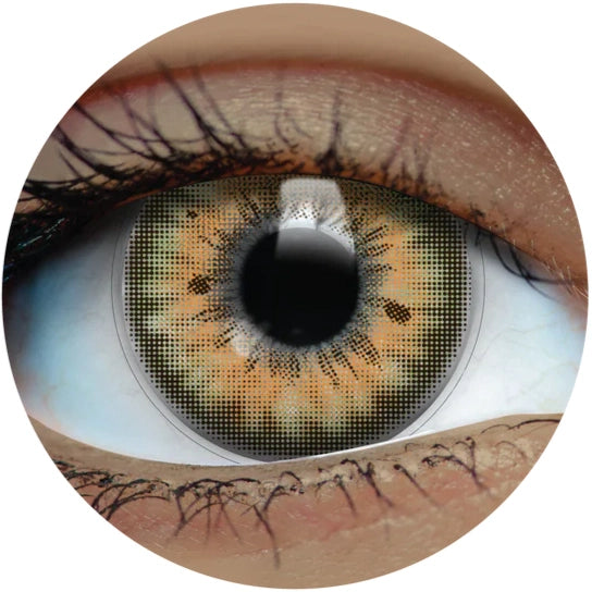 NEW - Primal Hazel Harmony - Windy Green Colored Contact Lenses
