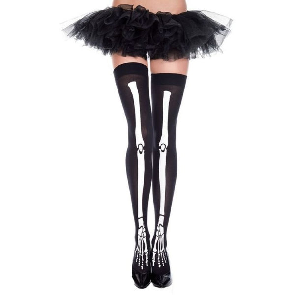 NEW: Skeleton Thigh Highs