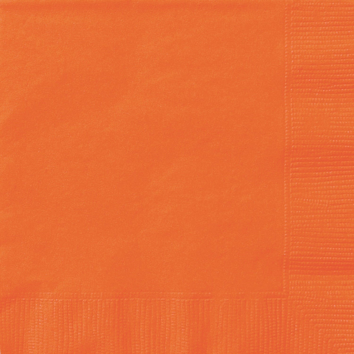 Napkin - Beverage , Pumpkin Orange