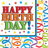 Beverage Napkin - Colorful Bday