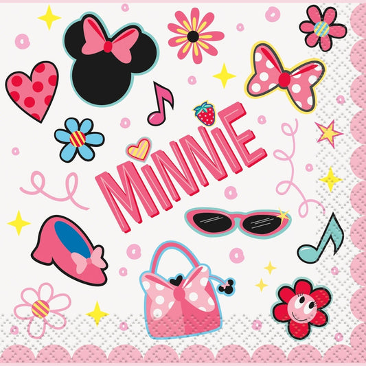 Napkins - Beverage, Minnie Mouse 16 Count