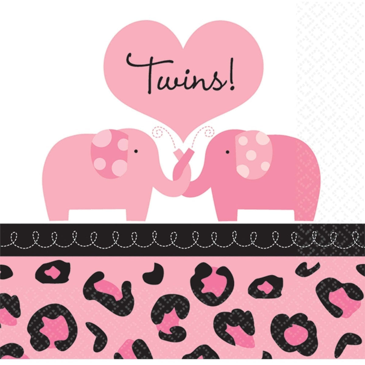 Beverage Napkin - Sweet Saf Girl Twins