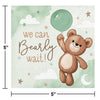 Napkins - Beverage, Teddy Bear